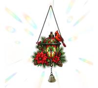 Window Sun Catcher - Cardinal Bird Flower Memorial Ornament Acrylic