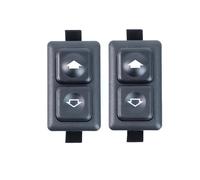 Window Switch 2 Piezas Para E23 E24 E28 E30 323i 324d 520i 635 CSi 628 CSi 5 Pines Interruptor De Ventana Eléctrica Iluminado Botón De Encendido Negro 61311381205 Electric Window Switch