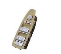 Window Switch Botón Control Del Regulador Del Elevalunas La Puerta Interior Del Coche Con Moldura Cubierta Para Serie 1 3 4 F20 F30 F31 F34 F35 F36 Electric Window Switch(Beige A Driver Door)