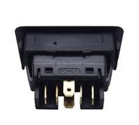 Window Switch - Car Window Switch |Control Power Window Lift | Car Glass Lift Drive Switches | Cars Electric Tool With Green Light | DC12V / 24V 6 pines Momentary Electric Illuminated