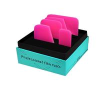 Window Tint Tools, Car Wrap Scraper, Detailing Kit, 3,94 pulgadas 5 piezas Set de instalación, Flexible Edge Applicator, Ideal para camiones Mirror Showcase, Shower Display Bathroom Home Use