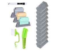 Window Track Cleaner Kit, 16X Set Brush Tools, Slidings Clean, Creative Multifunction Brushes, Corner Crevice Design, Perfect For Sliding Door Frames Frame Household Cleaning