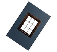 Window Travel Photo Prop - Marco de fotos portátil y reutilizable, buscador de paisajes, diseño ligero | Perfecto para retratos de vacaciones al aire libre Picos de montaña Lakesides City