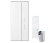 Window Vent Kit, Adjustable Seal Panel, Portable Hose Support Venting Plate, Seals Cover for Sealing Exhaust, Kitchen, Bedroom, Room, Floor Dryer, Apartment, Home, 82.68x35.43x0.39 Inches