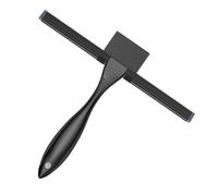 Window Wiper Brush - Handy Scrubber Tool, Lightweight Portable Cleaner for Glass, Tiles, Doors, Car Windshield, Mirrors, Countertops, Kitchen, Bathroom, Quick Water Removal and Polishing