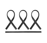 Window Wiper Strip Wiper Rubber Insert Sun Exposure Resistance Various Weather Conditions Black 23.58X0.39X0.20IN