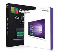 Windows 10 Pro + AVG Protection 2017 descarga + clave de licencia