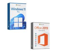 Windows 11 Professional + Microsoft Office 2019 Standard Licencia para 3 PC