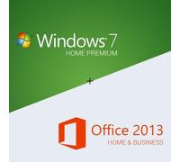 Windows 7 Home Premium + Office 2013 Home & Business descarga + clave de licencia