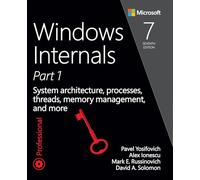 Windows Internals: System architecture, processes, threads, memory management, and more, Part 1 (Developer Reference)