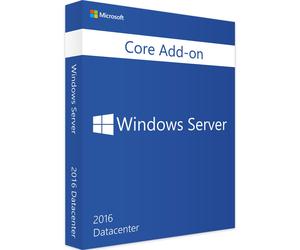 Windows Server 2016 Datacenter, licencia adicional de Core AddOn 16 Core