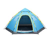 Windproof Camping Hiking Tent Double Door Waterproof UV-Proof Tent 5-8 People Family Outdoor Instant Camping Tent Automatically Popping Beach Ultra Light Awning Outdoor Activity