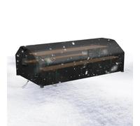 Windproof Furniture Protector, Waterproof Table Cover, Heavy Duty Picnic Shroud Guard, Weather Resistant Patio Shield Cloth, Outdoor Tableware Protective Cover For Party Camping Patio