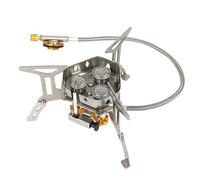 Windproof Portable Backpacking Stove Burner,Piezo Ignition,Stove Adapter,Safe pipeline,High-power,Lightweight,Propane Butane Stove for Camping Hiking