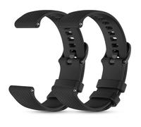 WindRen 2 Piezas Silicona Correas Compatible con Xiaomi Redmi Watch 5 Active/5 Lite, Pulsera de Repuesto de 22mm Deportiva para Amazfit Active Max, Resistente al Desgaste, Impermeable, Ligero