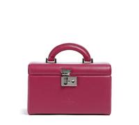 Windrose Beluga | Caja joyero | púrpura | cuero de vaca graneado