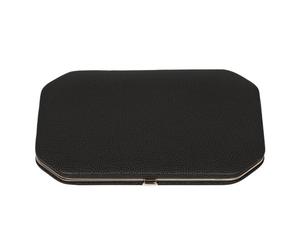 Windrose Beluga Joyero Piel 17.5 cm negro