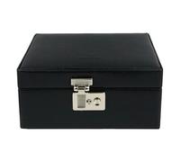 Windrose Beluga Joyero Piel 19.5 cm negro
