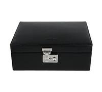 Windrose Beluga Joyero Piel 24 cm negro
