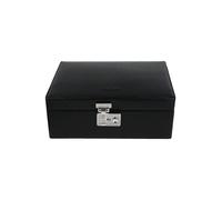 Windrose Beluga Joyero Piel 24 cm negro