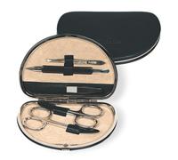 Windrose Beluga Joyero Piel 13.5 cm negro