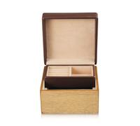 Windrose Caja de joyería de madera - Crema