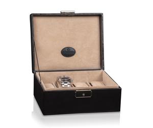 Windrose Caja de Relojes Merino 8 - Negro