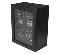 Windrose Enrollador de reloj 4 relojes Ambiance/negro (cuero)