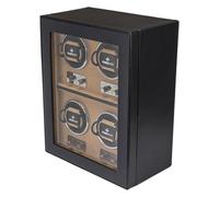 Windrose Enrollador de reloj 4 relojes Ambiance/negro (cuero)