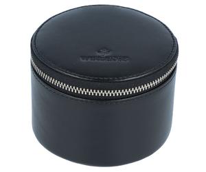 Windrose Estuche para joyas Basic Collection Nappa Piel 10 cm negro