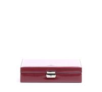 Windrose Merino Caja joyero rojo, cuero, mujer