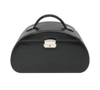 Windrose Merino 4 Etagen Caja joyero negro, imitación de cuero, mujer