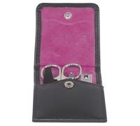 Windrose Merino Moda - Set de manicura 11 cm (schwarz, innen pink)