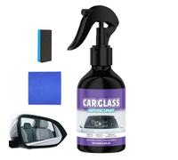 Windshield Anti Fog - 100ml Glass Defogger Spray with Sponge and Towel,Window Glass Defogger Cleaner | for Window Goggles Mirror Windshield Automotive Motorcycle Vehicle Truck Interior