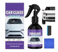 Windshield Anti Fog - 100ml Glass Defogger Spray with Sponge, Vehicle Glasses Defogger for Window, Goggles, Mirror, Windshield, Automotive, Motorcycle, Truck, Interior, Clear Vision
