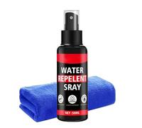 Windshield Coating Fluid - 4.53 Inch Hydrophobic Windshield Coating Fluid | Glass Rain Guard Spray - Long Lasting Anti Rain Formula Restores Clarity Improves Visibility Includes Towel