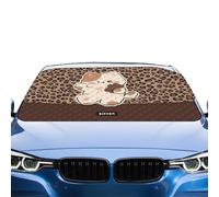 Windshield Cover Snow - 77x36 Inch All Weather Waterproof Shield, Cute Cartoon Sunshade Design, Snow Windshield Protector, Magnetic Winter Auto Glass Guard | Car Windshields For Vehicle