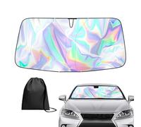 Windshield Cover Sun Shade, Resistant Weather Proof Protector, Car Window Shield with Heat Block, Easy Install Vehicle Accessory with Secure Fit, Supplies for Sedan Interior Sunlight Protection