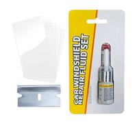 Windshield Crack Repair Kit - 2025 New Glass Crack Repair Kit,Liquid With Curing Film | 2ml Quick Fix Tools For Vehicles Trucks Sedans Pickups Scooters RVs Road Trips Driving Resin Auto Screen Restore