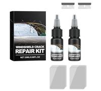 Windshield Crack Repair Kit, Windshield Repair Kit for Chips and Cracks for Quick DIY Window Crack (2PCS)