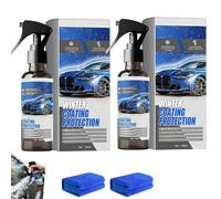 Windshield Deicer Spray, 100ml Long-Lasting Auto Defogger, Winter Outdoor Car Window Defroster Spray for Cleaning Ice Truck Vehicle Roof Home Garden Daily Commute Adventure Travel