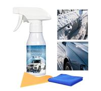 Windshield Deicer Spray - 120 ml Quick Long-Lasting Car and Truck Glass Defroster, fórmula segura para invierno, heladas, nieve y eliminación de hielo, suministros portátiles para SUV, hogar, jardín