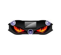 Windshield Eyes - Stable Wireless Dynamic Warning Sign | Solar Powered Sensing Control Led Car Sign for RV Carros Camper Home Vehicles Holiday Birthday Party Front Rear SUV Window