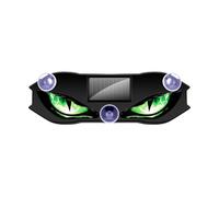 Windshield Eyes - Stable Wireless Dynamic Warning Sign | Solar Powered Sensing Control Led Car Sign for RV Carros Camper Home Vehicles Holiday Birthday Party Front Rear SUV Window