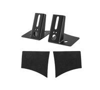 Windshield Hinge Light Mounting Brackets, Pair Vehicle Pillar Hood Holders, Work Bracket for Off Road Driving, Camping, Night Adventure, Overlanding, Garage, Upgrade