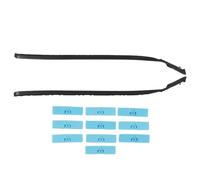 Windshield Moulding Kit Durable ABS Roof Drip Left Right Fit for IS250 IS350 ISF 2006 2014 2PCS
