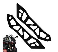 Windshield Mount Bracket, Adjustable Regulator Holder, Aluminum Alloy Frame, Anti Slip Grip, Easy Installation Setup, Perfect for Riders Outdoor Biking Enthusiasts Adventure, 1 Pair