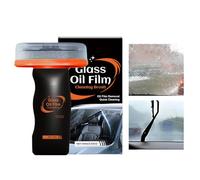 Windshield Oil Film Remover - 20x10x5 Cm 200 G - Oil Film Remover | Car Glass Oìl Filм Brush For Improved Clarity, Visibility And Safe Driving In All Weather Conditions