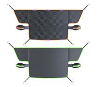 Windshield Snow Cover - Heavy Duty All Weather Oxford Fabric Waterproof Protector, Ice Frost Blocking Shield, Automotive Sunshade Guard, Secure Vehicle Glass Protection Accessory | Usage For Car SUV T