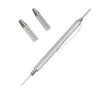 Windshield Spray Needle, Nozzle Cleaning Tool, Washer Adjustment Pin, Compact Wiper Maintenance Accessory Silver Steel Build, for Windscreen Nozzle, Blockage Removal, Car Care